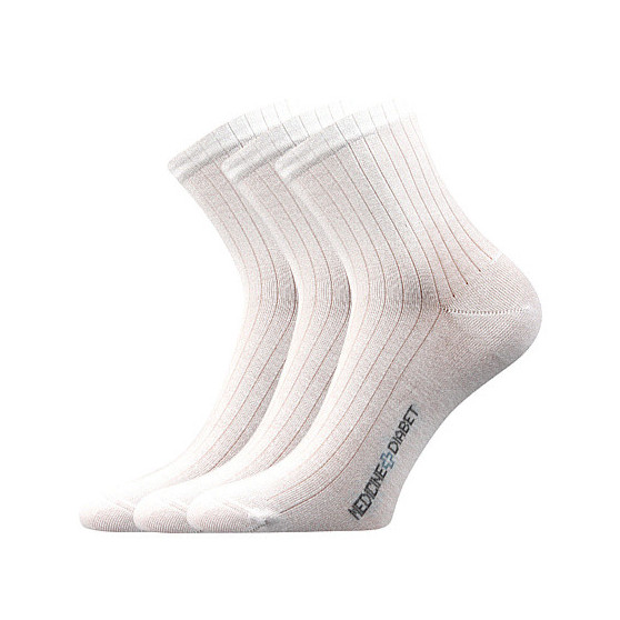 3PACK ponožky Lonka bílé (Demedik)