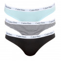 3PACK dámské kalhotky Calvin Klein vícebarevné (QD3588E-QT6)