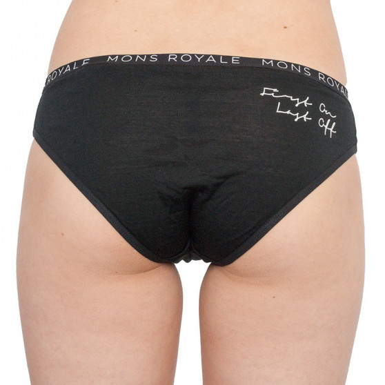 Dámské kalhotky Mons Royale merino černé (100044-1016-001)