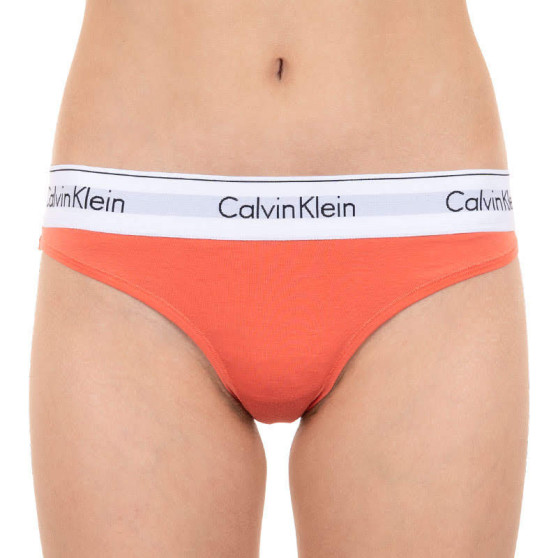 Dámské kalhotky Calvin Klein oranžové (F3787E-GPT)
