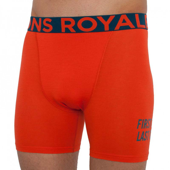 Pánské boxerky Mons Royale merino oranžové (100088-1076-122)