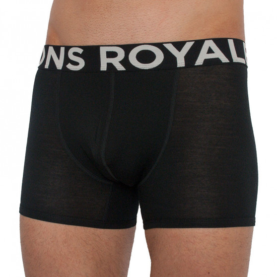 Pánské boxerky Mons Royale merino černé (100087-1075-001)