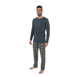 Pánské pyžamo Gino šedé (79071)