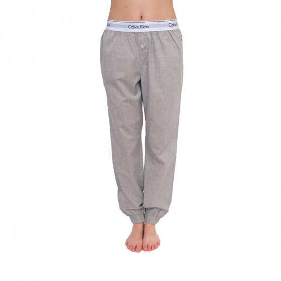 Dámské kalhoty na spaní Calvin Klein šedé (QS5934E-020)