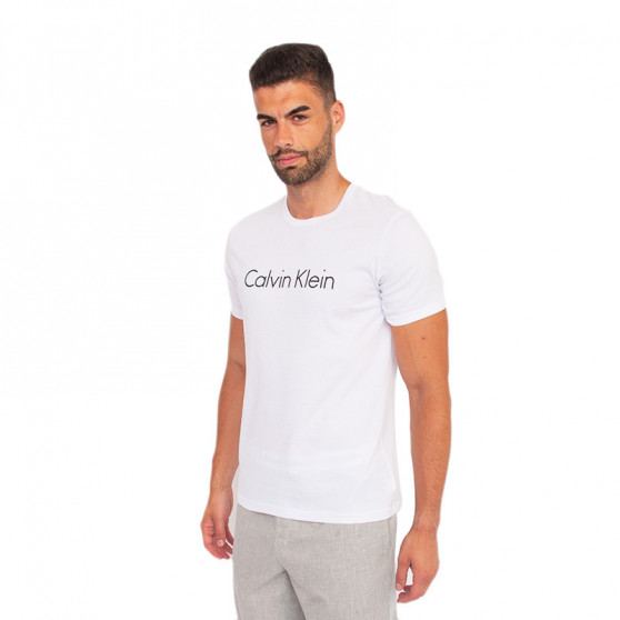 Pánské tričko Calvin Klein bílé (NM1129E-100)