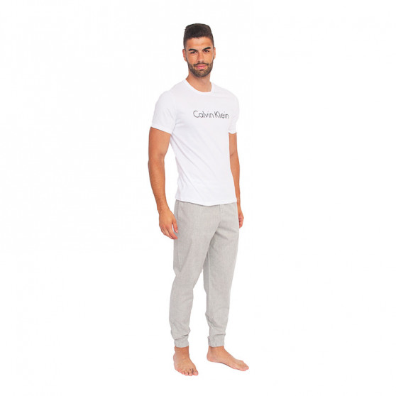 Pánské kalhoty na spaní Calvin Klein šedé (NM1524E-080)