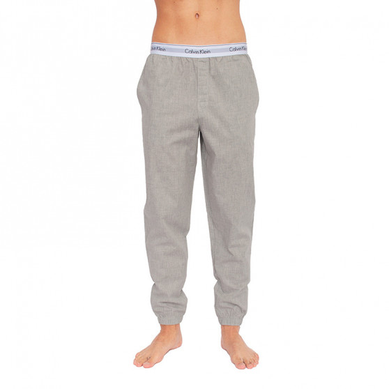 Pánské kalhoty na spaní Calvin Klein šedé (NM1524E-080)