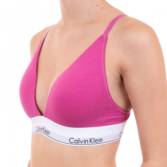 Dámská podprsenka Calvin Klein růžová (QF5650E-BM6)