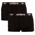 2PACK pánské boxerky Umbro černé (UMUM0241F)