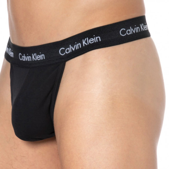 2PACK pánská tanga Calvin Klein černé (NB2208A-001)