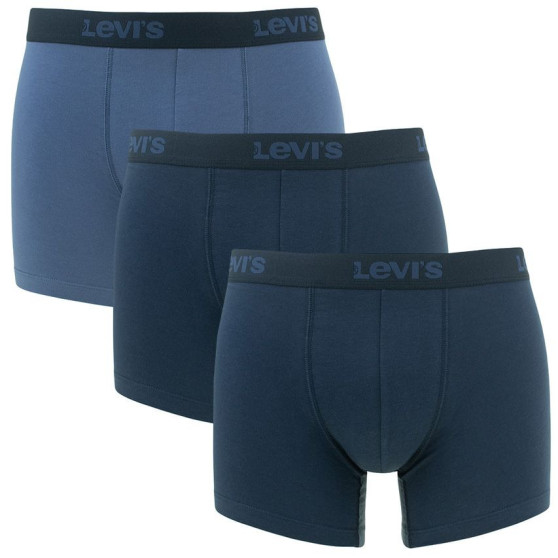 3PACK pánské boxerky Levis tmavě modré (100002733 004)