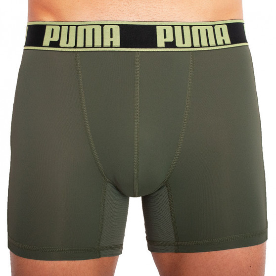 2PACK pánské boxerky Puma sportovní zelené (671018001 002)