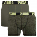 2PACK pánské boxerky Puma sportovní zelené (671018001 002)