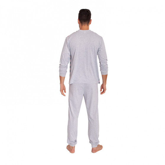 Pánské pyžamo Foltýn šedé (FPD4)