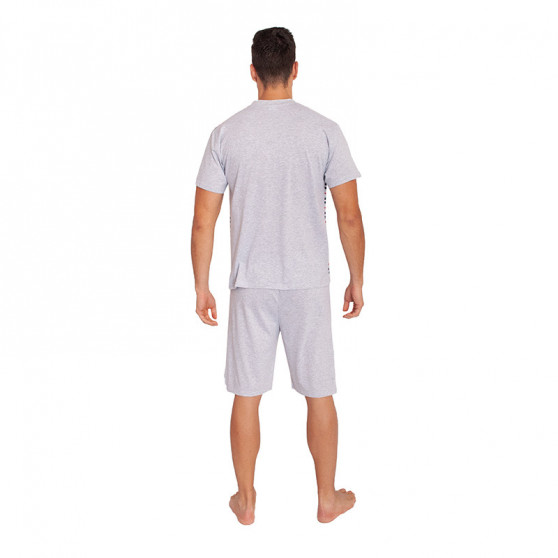 Pánské pyžamo Foltýn šedé (FPK8)