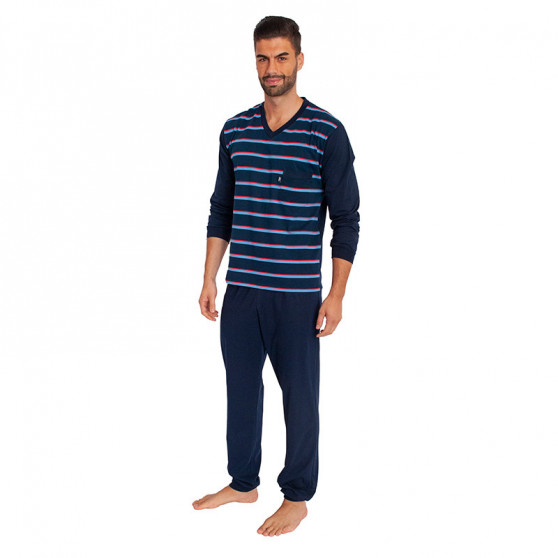 Pánské pyžamo Foltýn tmavě modré (FPD2)