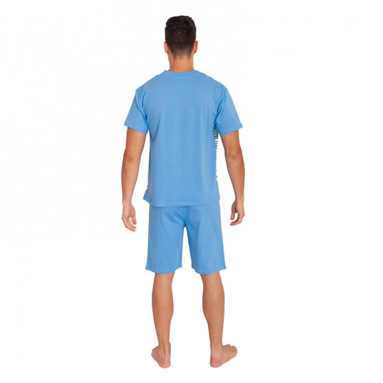 Pánské pyžamo Foltýn nadrozměr modré (FPKN5)