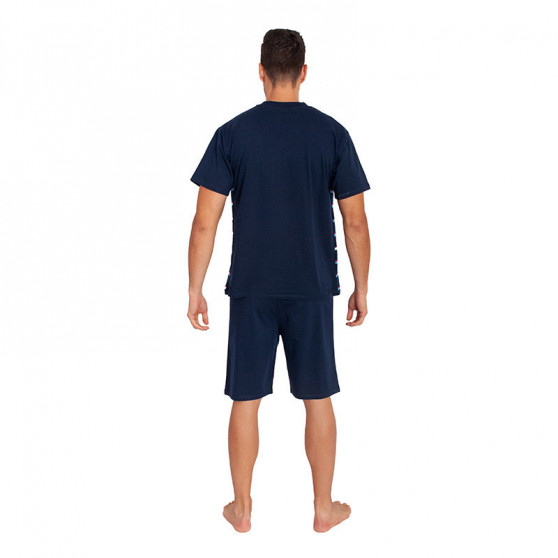 Pánské pyžamo Foltýn nadrozměr tmavě modré (FPKN6)