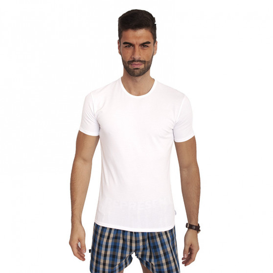 2PACK pánské tričko Calvin Klein 2P ss crew neck bílé (NB1088A-100)