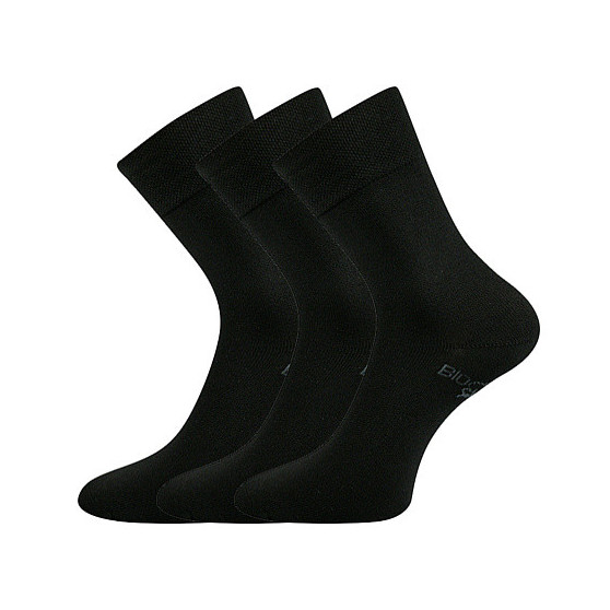 3PACK ponožky Lonka černé (Bioban)