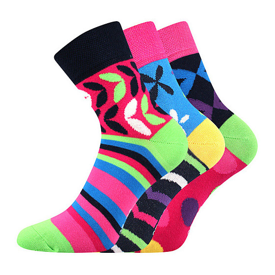 3PACK ponožky BOMA vícebarevné (Ivana 57)