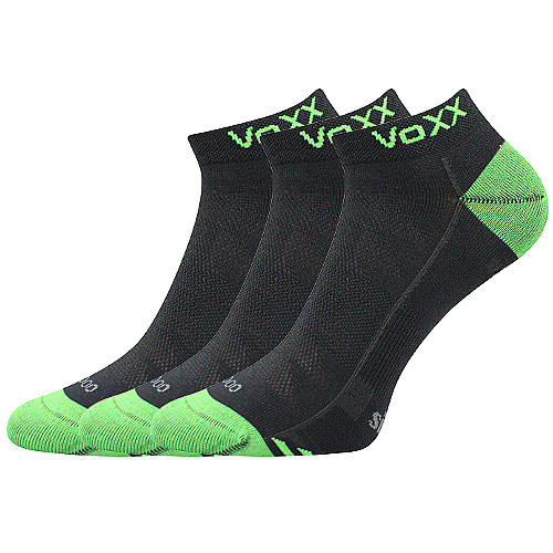 E-shop 3PACK ponožky VoXX bambusové tmavě šedé