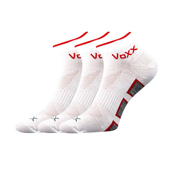 3PACK ponožky VoXX bílé (Dukaton silproX)
