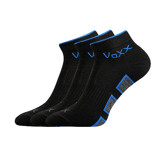 3PACK ponožky VoXX černé (Dukaton silproX)