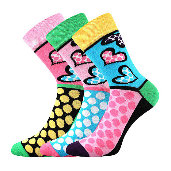 3PACK ponožky BOMA vícebarevné (Ivana 55)
