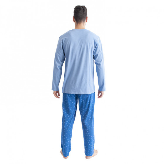 Pánské pyžamo Gino světle modré (79089)