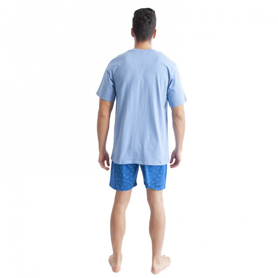Pánské pyžamo Gino světle modré (79094)