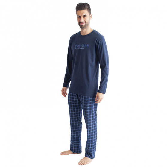 Pánské pyžamo Gino tmavě modré (79095)