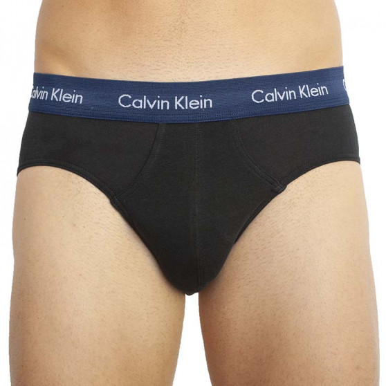 3PACK pánské slipy Calvin Klein černé (U2661G-9HC)