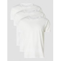 3PACK pánské tričko Calvin Klein bílé (NB4011E-100)