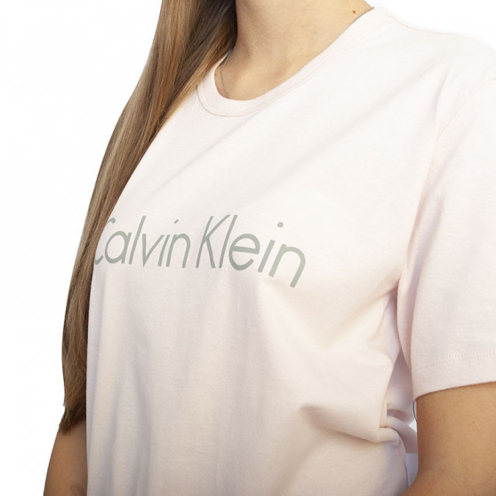 Dámské tričko Calvin Klein růžové (QS6105E-2NT)