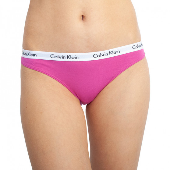 3PACK dámské kalhotky Calvin Klein vícebarevné (QD3588E-AK3)