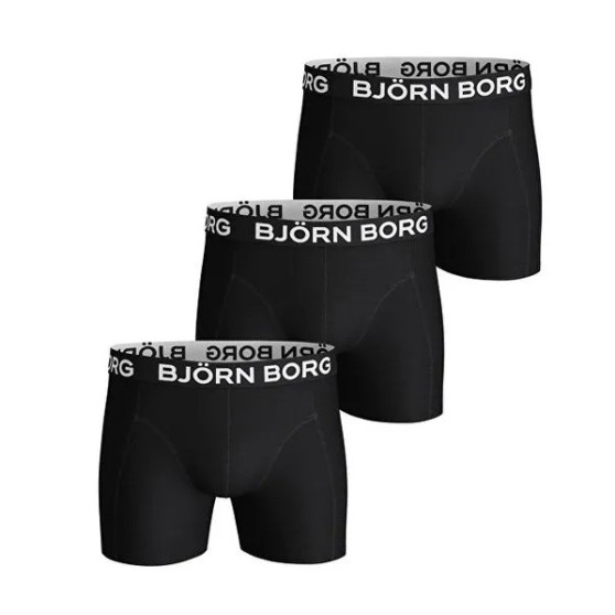 3PACK pánské boxerky Bjorn Borg černé (9999-1076-90011)