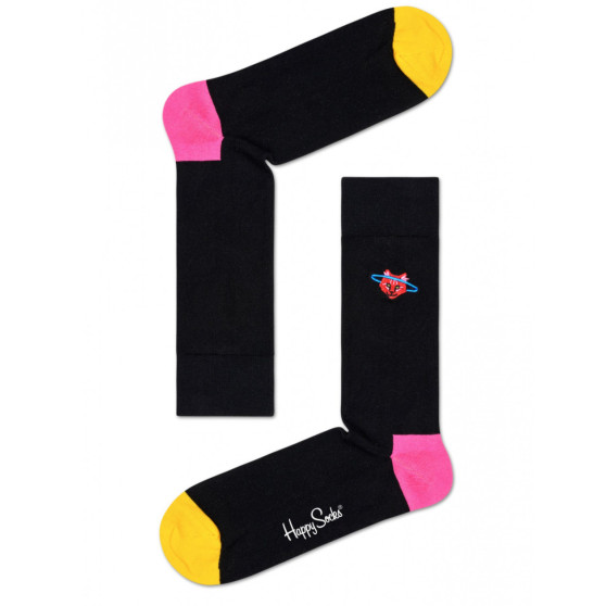 Ponožky Happy Socks Embroidery Space Cat Crew (BESC01-9300)