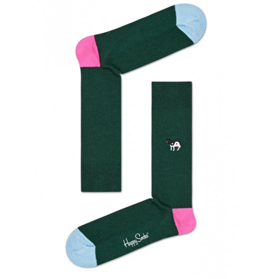 Ponožky Happy Socks Ribb Embroidery Yin Yang Cow (REYYC01-7500)