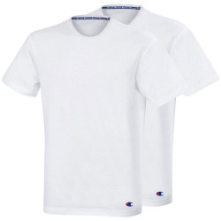 2PACK pánské tričko Champion bílé (Y09G5-0RL)