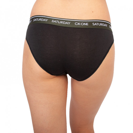 7PACK dámské kalhotky Calvin Klein černé (QF5938E-9A2)