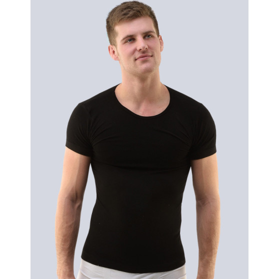 Pánské tričko Gino bambusové černé (58003)