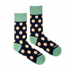 Veselé ponožky Fusakle puntíkáč půlnoční (--1088)