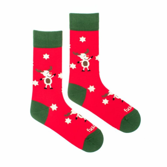 Veselé ponožky Fusakle sob vánoční (--1063)