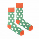 Veselé ponožky Fusakle puntíkáč svěží (--1086)