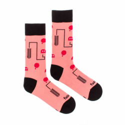 Veselé ponožky Fusakle seman měsíček (--0909)