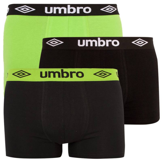 3PACK pánské boxerky Umbro vícebarevné (UMUM0241 CH)