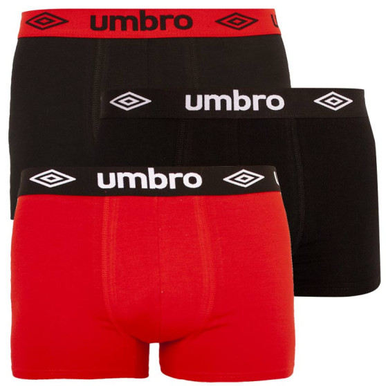 3PACK pánské boxerky Umbro vícebarevné (UMUM0241 G)