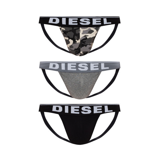 3PACK pánské jocksy Diesel vícebarevné (00SH9I-0WBAE-E5359)