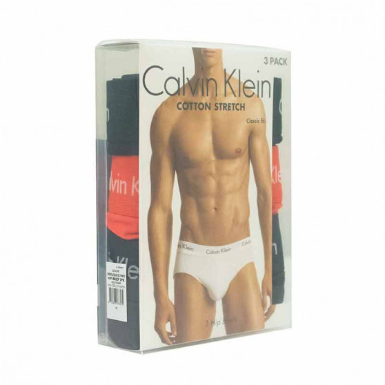 3PACK pánské slipy Calvin Klein vícebarevné (U2661G-9HD)